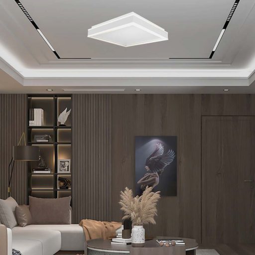 V-TAC 38W LED mennyezeti dizájn lámpa -  fehér - 6915