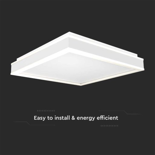 V-TAC 38W LED mennyezeti dizájn lámpa -  fehér - 6915