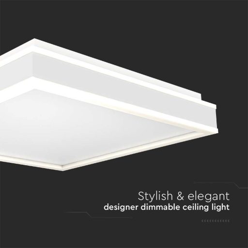 V-TAC 38W LED mennyezeti dizájn lámpa -  fehér - 6915