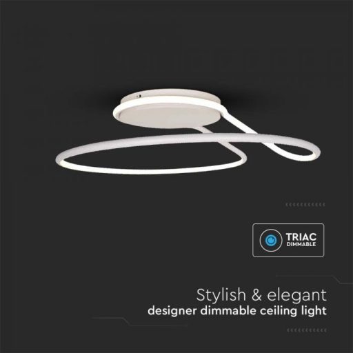 V-TAC LED dizájn lámpa - dimmelhető - 54W 4000K - fehér - 6924