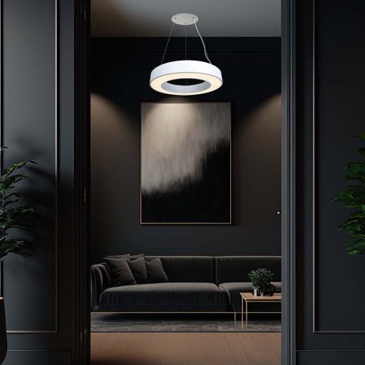 V-TAC 50W Led dimmelhető függeszték - fehér - 4000K - 6958