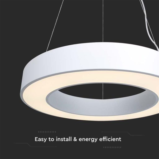 V-TAC 50W Led dimmelhető függeszték - fehér - 4000K - 6958