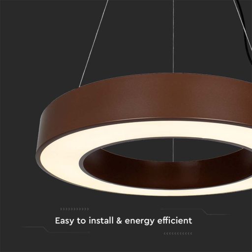 V-TAC 50W Led dimmelhető függeszték - rozsda barna - 4000K - 6959