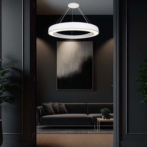 V-TAC 90W Led dimmelhető függeszték - fehér - 4000K - 6962