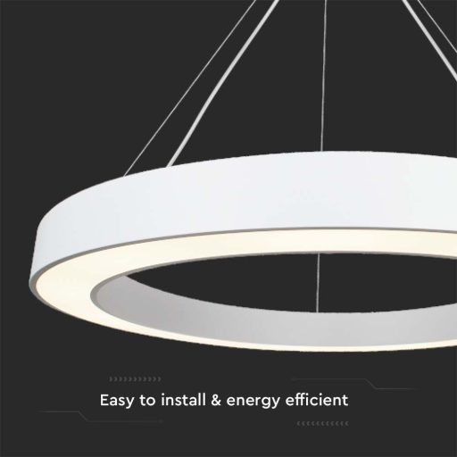 V-TAC 90W Led dimmelhető függeszték - fehér - 4000K - 6962