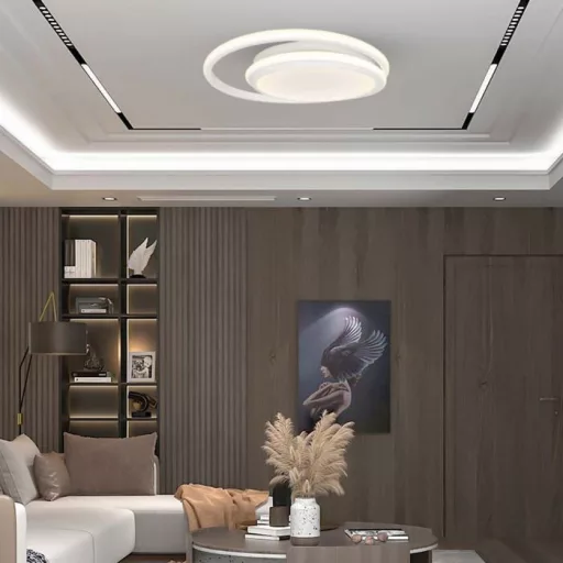 V-TAC 24W LED mennyezeti dizájn lámpa - fehér  - 6995