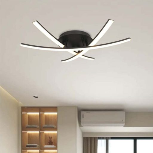 V-TAC 20W LED mennyezeti lámpa - fekete - 3000K - 7005