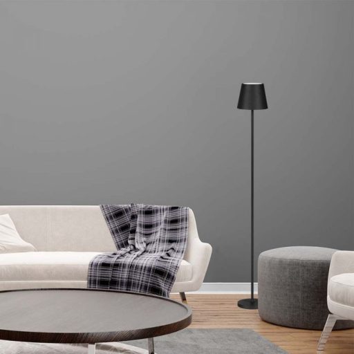 V-TAC 4W LED Állólámpa 4400mA Akkumulátor 3000K - fekete - 7009