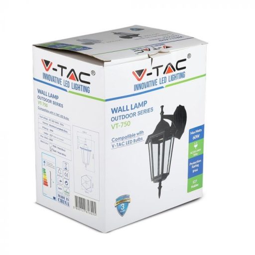 V-TAC E27 fali lámpatest - fehér - 7069