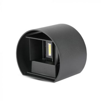   V-TAC 6W led fali lámpatest kerek, szürke 3000K - IP65 - 7083
