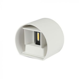   V-TAC 6W led fali lámpatest kerek, fehér 4000K - IP65 - 7091