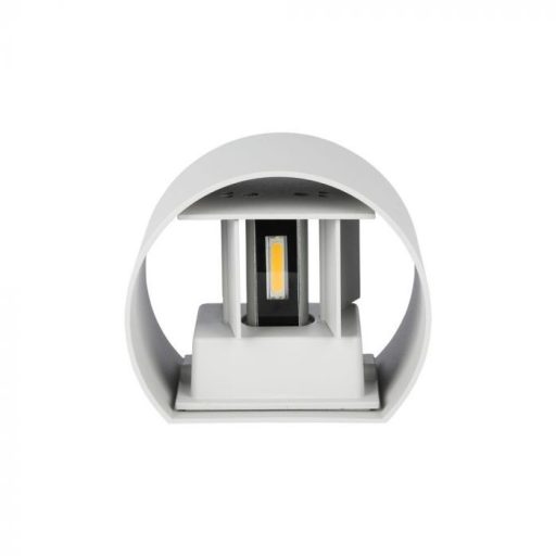 V-TAC 6W led fali lámpatest kerek, fehér 4000K - IP65 - 7091