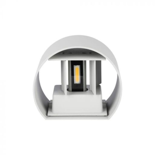 V-TAC 6W led fali lámpatest kerek, szürke 4000K - IP65 - 7092