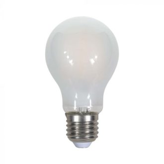   V-TAC Opál LED izzó filament COG  E27 A60 5W 6400K gömb - 7180