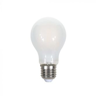   V-TAC Opál LED izzó filament COG  E27 A60 7W 2700K gömb - 71811