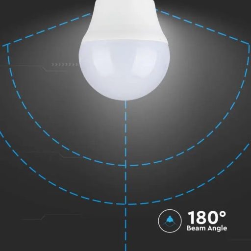 V-TAC LED izzó  csomag (2 db) E27 A60 11W 200° 2700K gömb - 7297