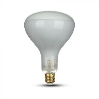   V-TAC Dimmelhető opál LED izzó filament COG  E27 R125 8W 4000K - 7467