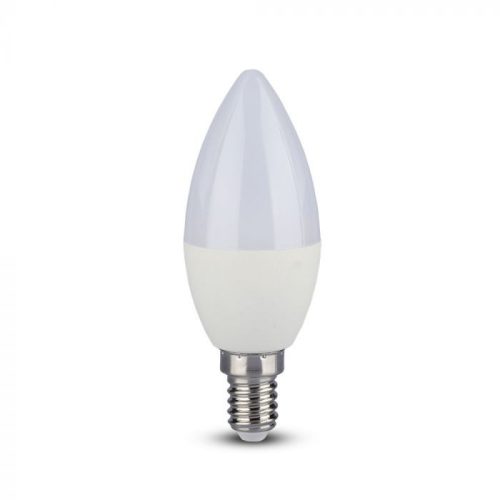 V-TAC LED lámpa E14 C37 5.5W 200° CRI>95 2700K gyertya - 7494