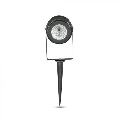 V-TAC LED 12W leszúrható kerti lámpa - fekete - ZÖLD - 7546
