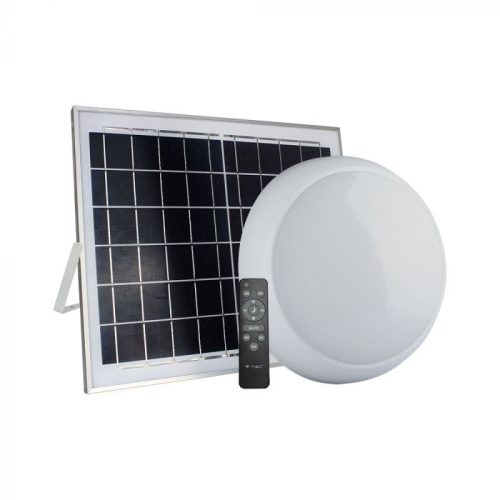 V-TAC LED mennyezeti napelemes (SOLAR) lámpa RF távirányítóval 3 az 1-ben 15W IP65 kör - 7613