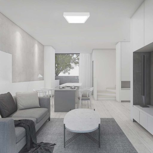 V-TAC LED mennyezeti lámpatest, fehér 18W 3000K IP44 - 7624