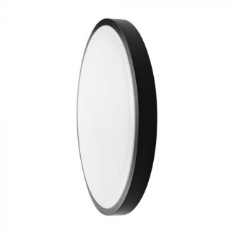   V-TAC LED mennyezeti lámpatest, fekete, kör alakú 36W 6500K IP44 (SAMSUNG CHIP) - 76411-24