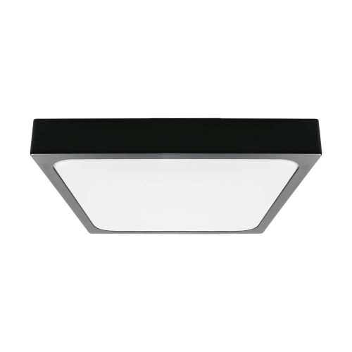 V-TAC LED mennyezeti lámpatest - fekete - 18W 4000K IP44 - 7643