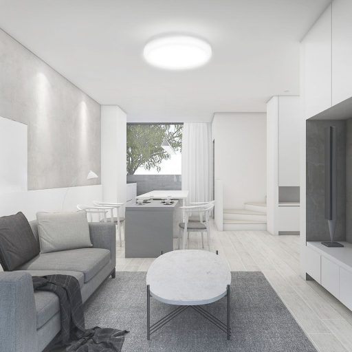 V-TAC LED mennyezeti lámpa 18W 3000K IP44 Mikrohullámú mozgásérzékelővel, Fehér, Kör - 7659