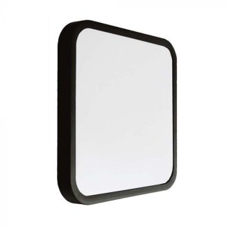   V-TAC LED mennyezeti lámpa 18W 4000K IP44 (SAMSUNG CHIP) Mikrohullámú mozgásérzékelővel, Fekete, Négyzet - 76721-24