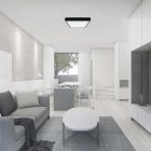 V-TAC LED mennyezeti lámpatest, mikrohullámú mozgásérzékelővel, fekete 24W 4000K IP44 - 7673