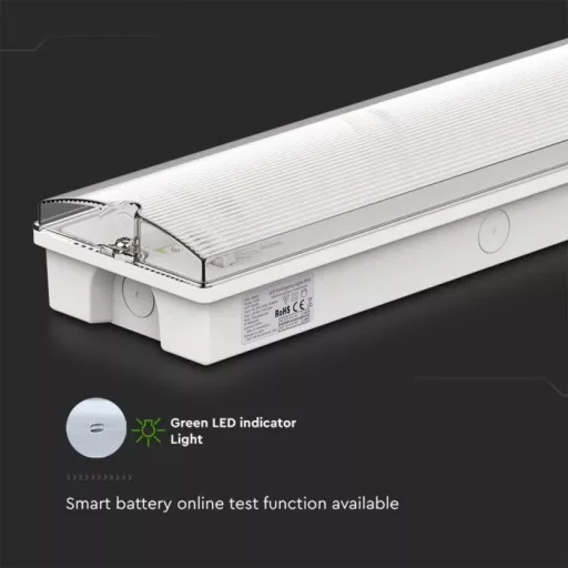 V-TAC 3W LED Vészvilágítás távirányítóval IP65 6400K -7688