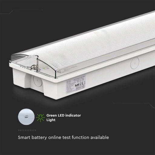 V-TAC 3W LED Vészvilágítás 3 órás vész üzemmód 6400K -7688