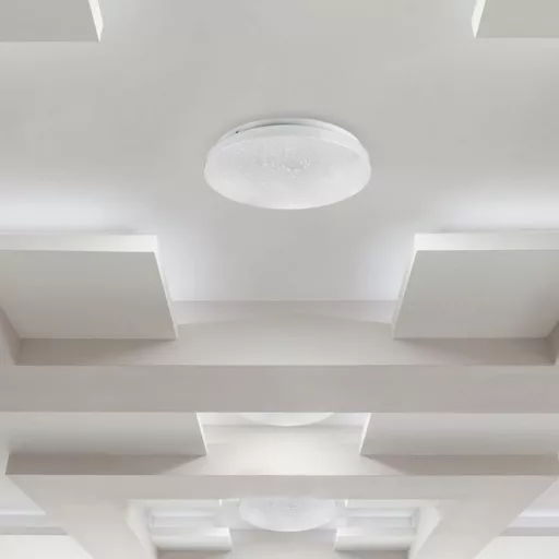 V-TAC LED mennyezeti lámpa csillagos búrával 24W RGB + CCT - 7694