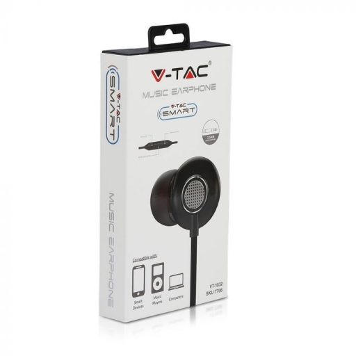 V-TAC SPORT Fülhallgató szürke  - 7706