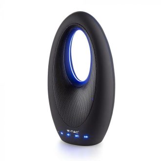   V-TAC Hordozható vezeték nélküli hangszóró, elegáns forma, érintőgombos, 1200mAh akkumulátorral - 7725