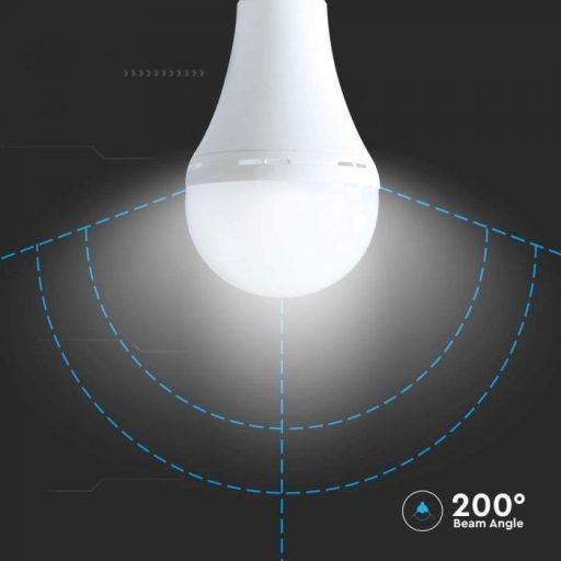 V-TAC LED izzó  VÉSZVILÁGÍTÓ FUNKCIÓVAL, KÉSZENLÉTI AKKUMULÁTORRAL E27 A80 12W 4000K GÖMB- 7794