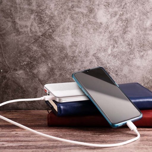 V-TAC Powerbank (hordozható töltő) 10000mAh fehér - 7832