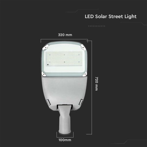 V-TAC 300W LED LED utcai lámpa Napelemes (SOLAR) 4000K - 7837