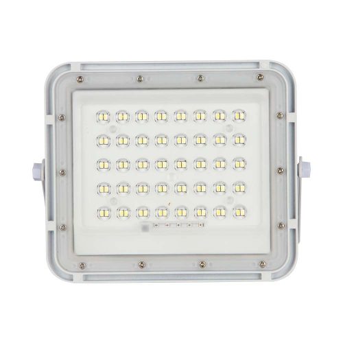 V-TAC 6W LED napelemes (SOLAR) reflektor távirányítóval 120° 4000K fehér házas  - 7840