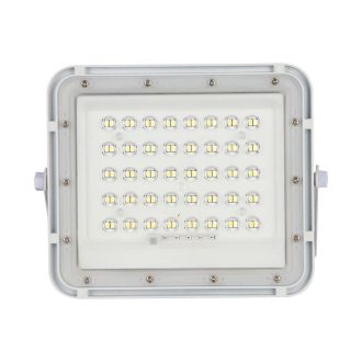   V-TAC 8W LED napelemes (SOLAR) reflektor távirányítóval 120°4000K fehér házas  - 7842