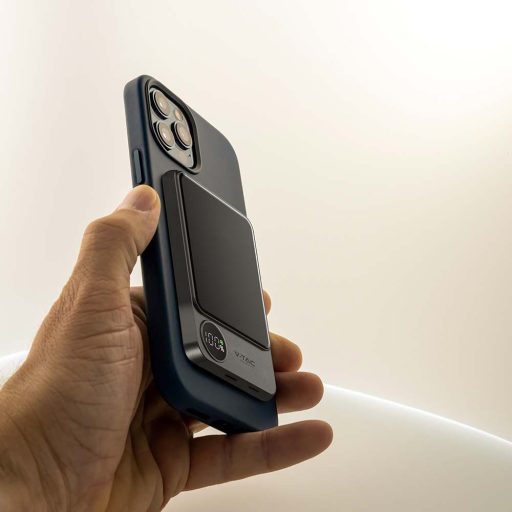V-TAC Powerbank Mágneses (hordozható gyorstöltő) 5000mAh fekete - 7850