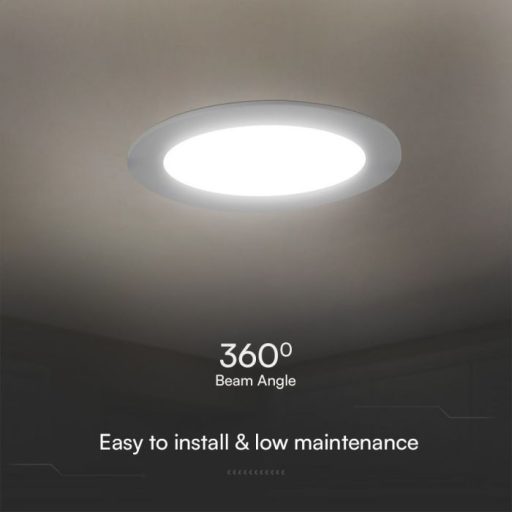 V-TAC Süllyeszthető kör alakú MINI LED panel 24W 3000K (SAMSUNG CHIP) - 78671