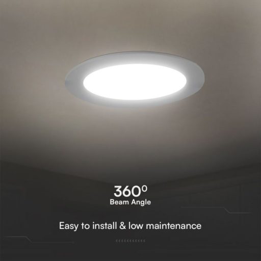 V-TAC Süllyeszthető kör alakú MINI LED panel 24W 4000K (SAMSUNG CHIP) - 78681