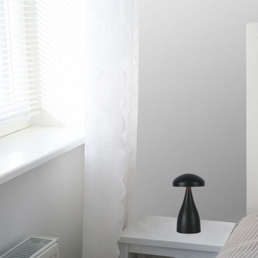 V-TAC 1W LED Tölthető Asztali lámpa - 1800mAh - fekete - 7895