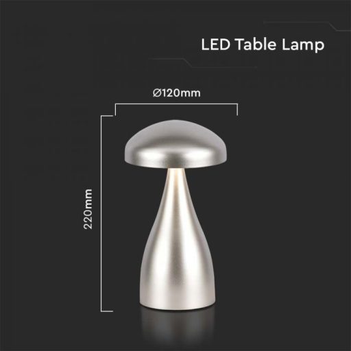 V-TAC 1W LED Tölthető Asztali lámpa - 1800mAh - pezsgő arany - 7897