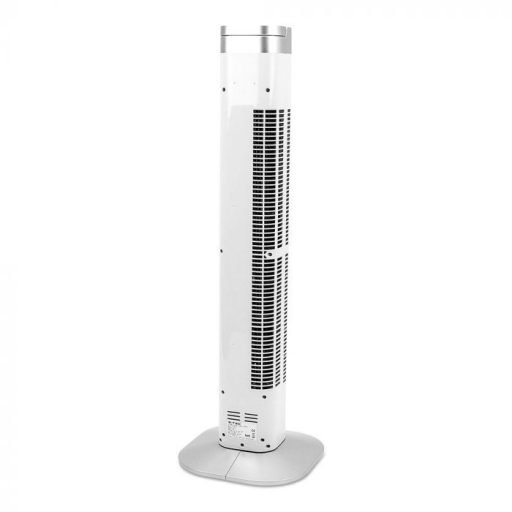 V-TAC 55W Torony ventilátor hőmérséklet kijelzővel és távirányítóval fehér színű - 7900