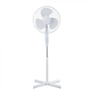 V-TAC 40W Álló ventilátor kereszt talppal - fehér - 7922