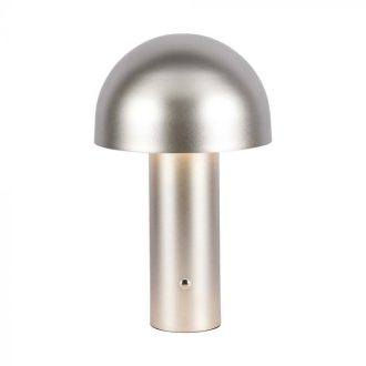   V-TAC 3W LED Tölthető Asztali lámpa - 1800mAh - pezsgő arany - 7937