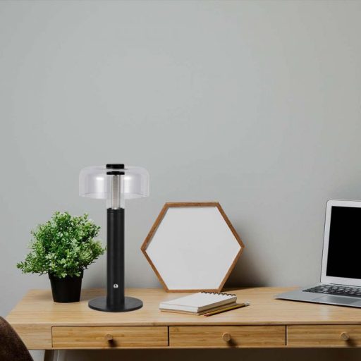 V-TAC 1W LED Tölthető Asztali lámpa - 1800mAh - fekete - 7940