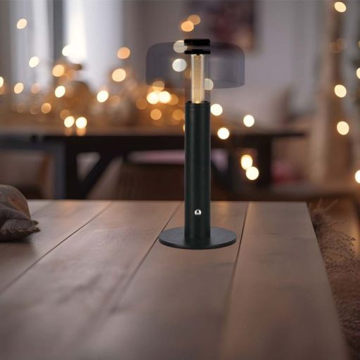 V-TAC 1W LED Tölthető Asztali lámpa - 1800mAh - fekete - 7940